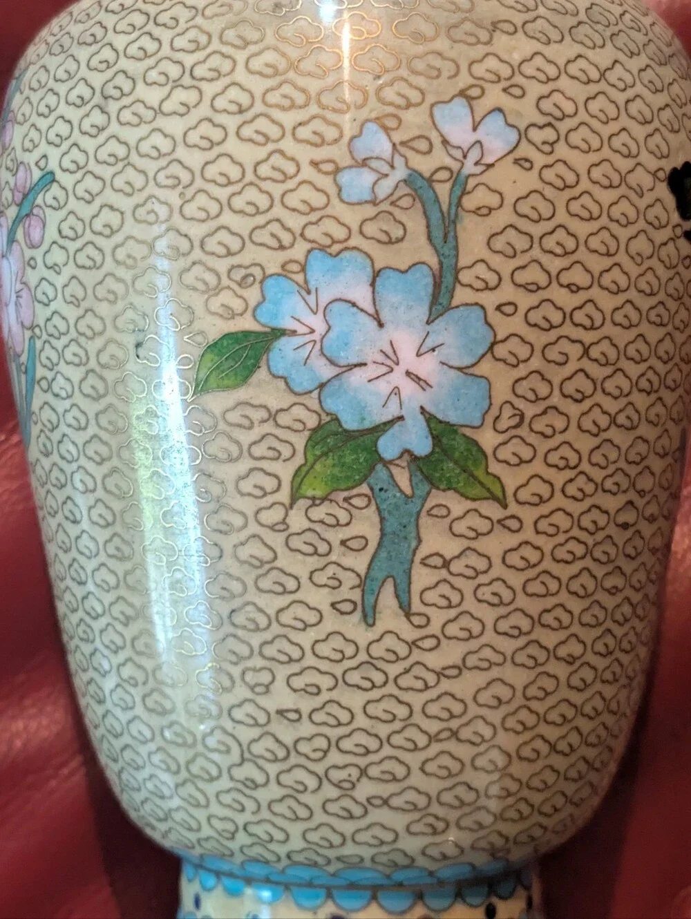 Vintage Chinese Cloisonne Enamel Urn/Vase - Picture 3 of 8